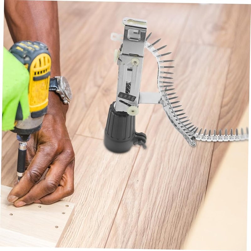 Cordless Electric Brad Nailer Staple Gun Woodworking Tool Automatic Stainless Steel - Image 4